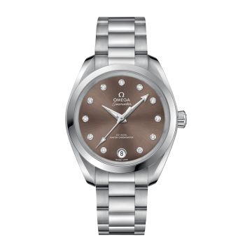 Omega Seamaster Aqua Terra 150M Master Chronometer 34 Stainless Steel / Brown / Bracelet