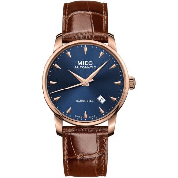 Mido Baroncelli Tradition Rose Gold / Midnight Blue