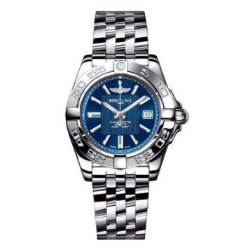 Breitling Galactic 32 Stainless Steel / Metallica Blue / Bracelet