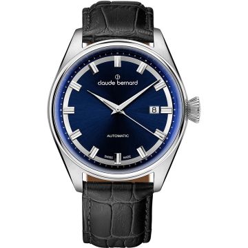 Claude Bernard Proud Heritage Automatic Date Blue / Black