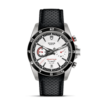 Tudor Grantour Flyback Stainless Steel / White / Strap
