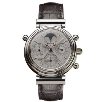IWC Schaffhausen Da Vinci Perpetual Rattrapante Platinum / Silver / English