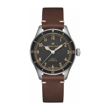 Hamilton Khaki Pilot Pioneer 38 Stainless Steel / Black