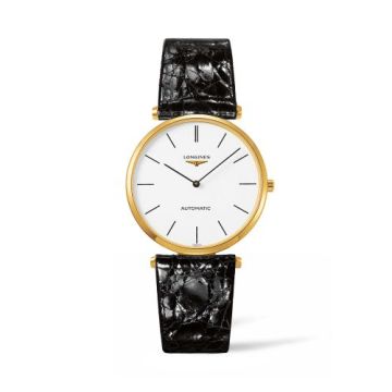 Longines La Grande Classique Automatic 36 Gold / White Stick