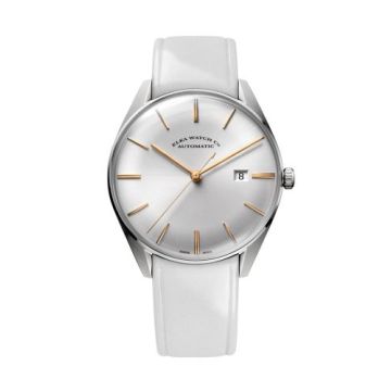 Elka Watch Co. D-Series Stainless Steel / Silver / Leather