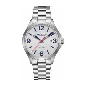 Hamilton Khaki Aviation Air Race 42 Auto Grey / Bracelet