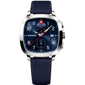 Wenger Sport Classic Chrono Ø 39.5mm Blue / Silver