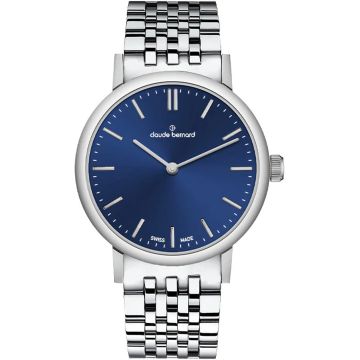 Claude Bernard Slim Line 32 Silver / Blue