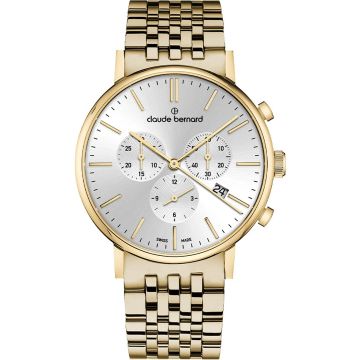 Claude Bernard Slim Line Chronograph Gold