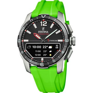 Festina Connected D Titan Back / Green Ø 44 mm