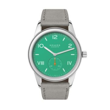Nomos Glashütte Club Campus 38 Electric Green / See-Through