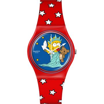 Swatch Original x The Simpsons Little Lady Liberty