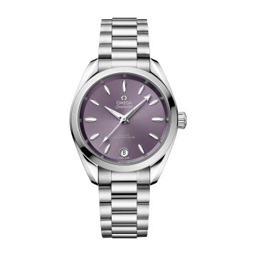 Omega Seamaster Aqua Terra 150M Master Chronometer 34 Stainless Steel / Lavender / Bracelet