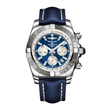 Breitling Chronomat 44 Stainless Steel / Blue / Calf