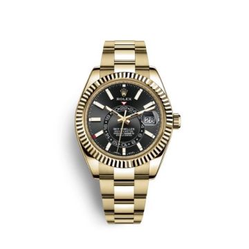 Rolex Sky-Dweller Yellow Gold / Black