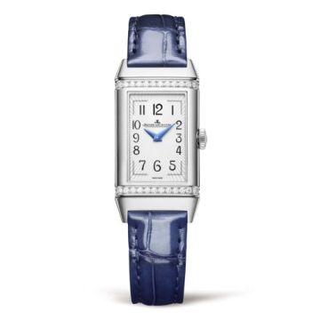 Jaeger-LeCoultre Reverso One Duetto Stainless Steel / Silver /  Alligator