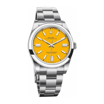 Rolex Oyster Perpetual 41 Stainless Steel / Yellow