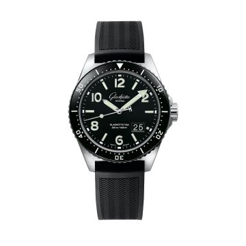 Glashütte Original SeaQ Panorama Date Stainless Steel / Black / Rubber - Folding