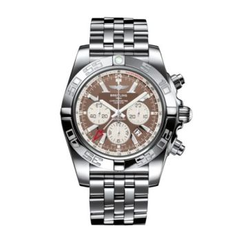 Breitling Chronomat 47 GMT Stainless Steel / Metallica Brown /  Bracelet
