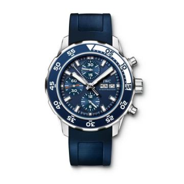 IWC Schaffhausen Aquatimer Chronograph Stainless Steel / Blue / Rubber