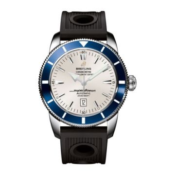 Breitling Superocean Heritage 46 Stainless Steel / Blue / Stratus Silver / Rubber