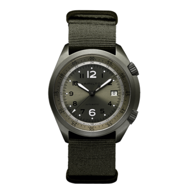 Hamilton Khaki Pilot Pioneer Alu Olive Green Auto