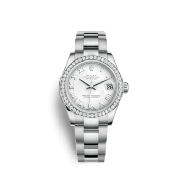 Rolex Datejust 31 Stainless Steel Diamond / Oyster / White - Roman