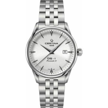 Certina DS-1 Powermatic 80 40 Stainless Steel / Silver / Bracelet