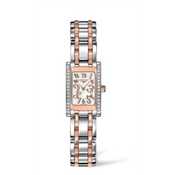 Longines DolceVita 16 Quartz Two Tone Pink Diamond