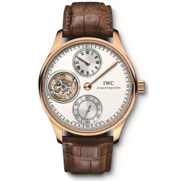 IWC Schaffhausen Portugieser Regulateur Tourbillon Rose Gold / Silver