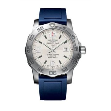 Breitling Colt 44 Silver / Rubber