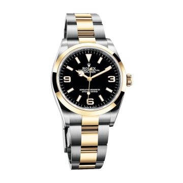 Rolex Explorer 36 Stainless Steel / Yellow Gold