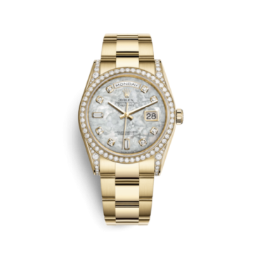 Rolex Day-Date 36 Yellow Gold Diamond / Oyster / MOP
