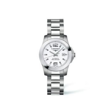Longines Conquest 29.5 Automatic Stainless Steel White