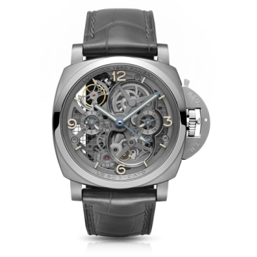 Panerai Luminor 1950 Tourbillon GMT Titanio Lo Scienziato