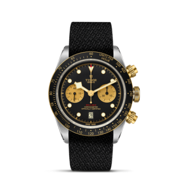 Tudor Heritage Black Bay Chronograph S&G / Black  / Textile