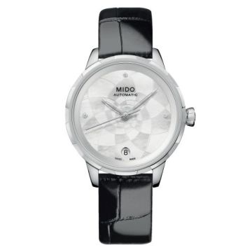 Mido Rainflower Origin Stainless Steel / MOP