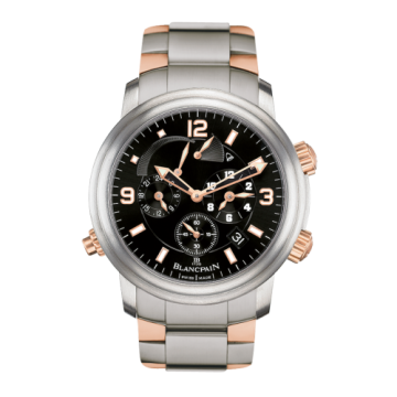 Blancpain Léman Réveil GMT Titanium / Red Gold / Black / Bracelet