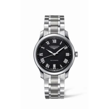 Longines Master Collection Date 38.5 Stainless Steel Black