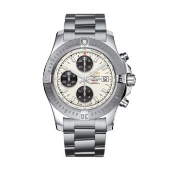 Breitling Colt Chronograph Automatic Stainless Steel / Stratus Silver / Bracelet