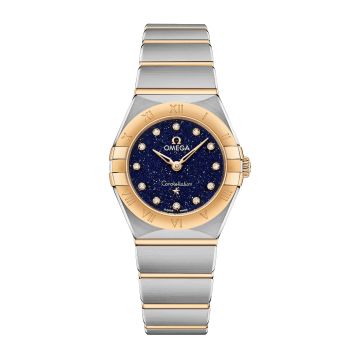 Omega Constellation Manhattan 25 Quartz Stainless Steel / Yellow Gold / Aventurine