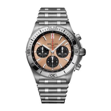 Breitling Chronomat B01 42 Stainless Steel / Copper / Rouleaux