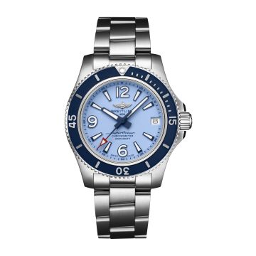 Breitling Superocean 36 Stainless Steel / Blue / Bracelet