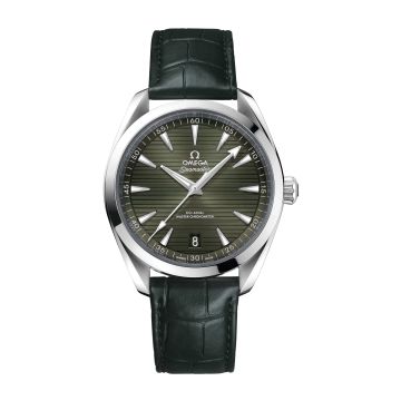 Omega Seamaster Aqua Terra 150M Master Chronometer 41 Stainless Steel / Green / Alligator