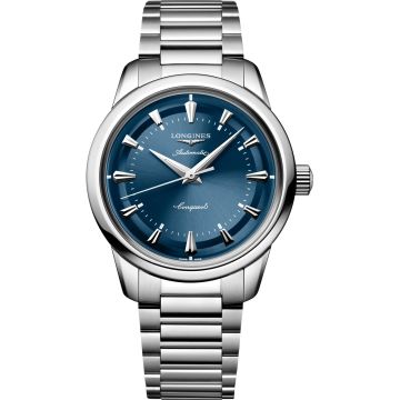 Longines Conquest Heritage 38 Stainless Steel / Blue / Bracelet