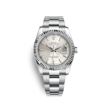 Rolex Datejust 36 Stainless Steel Fluted / Oyster / Silver