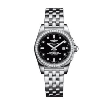 Breitling Galactic 29 Stainless Steel / Diamond / Trophy Black Diamond / Bracelet