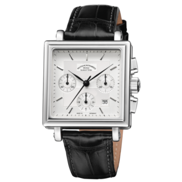 Mühle Glashütte Teutonia II Quadrant Chronograph Silver / Strap