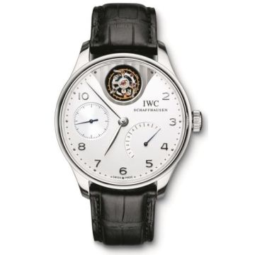 IWC Schaffhausen Portugieser Tourbillon Mystere Platinum / Silver