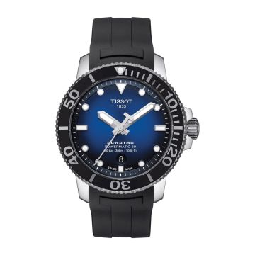 Tissot Seastar 1000 Powermatic 80 43 Stainless Steel / Gradient Blue / Rubber
